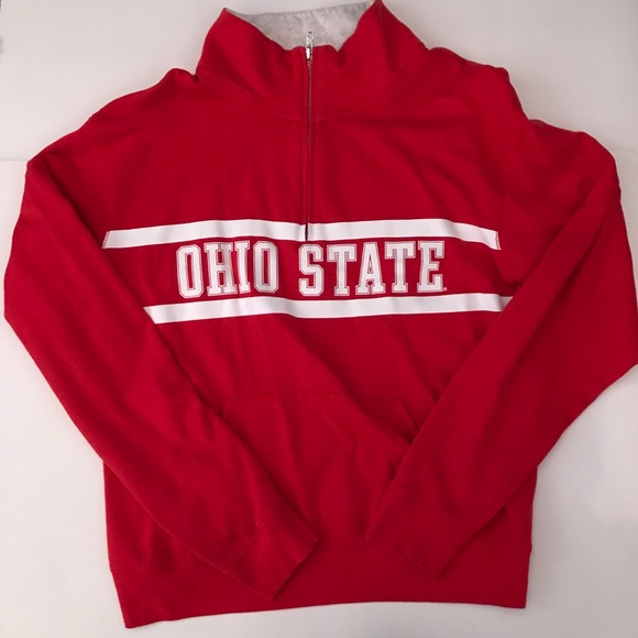 PINK Ohio state collegiate collection quarter zip - Picture 1 of 5